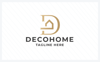 Deco Home Letter D Pro Logo Template