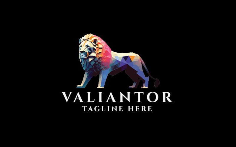 Lion Valiantor Branding Logo Logo Template