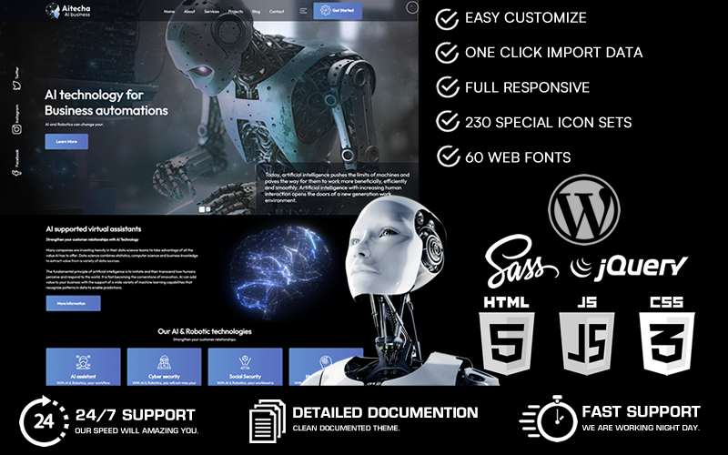 Kit Graphique #358435 Chatgpt Artificial Web Design - Logo template Preview