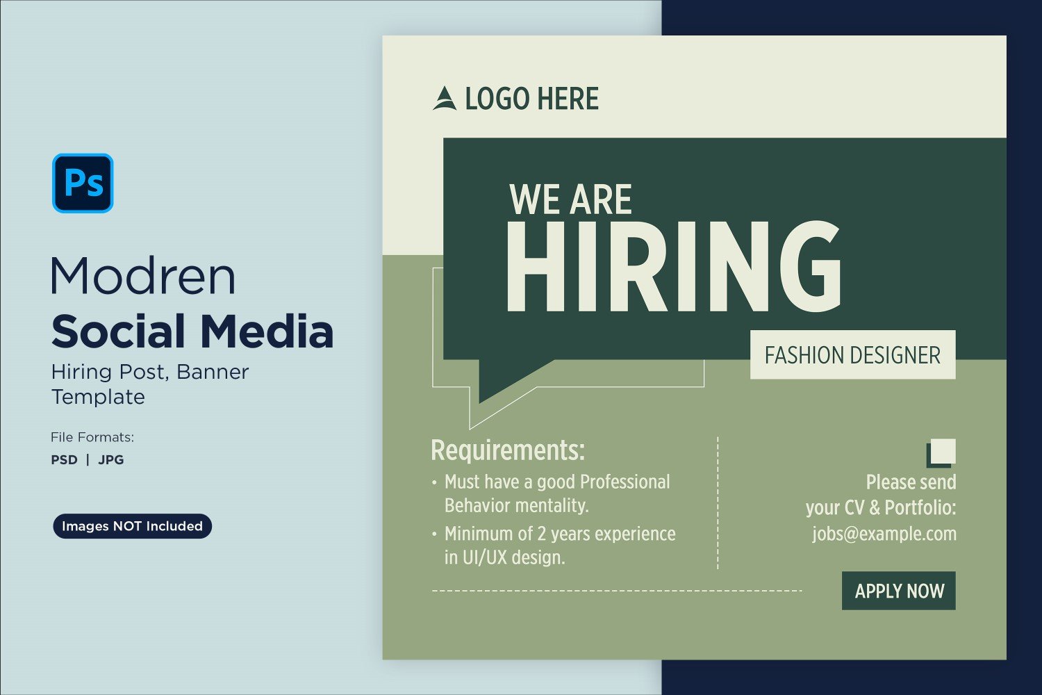 Kit Graphique #358475 Job Hiring Divers Modles Web - Logo template Preview