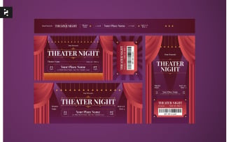 Creative Theater Ticket Template