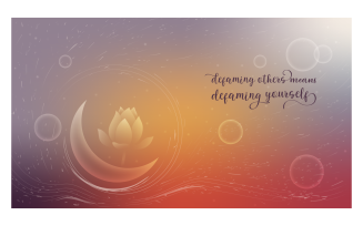 Inspirational Background 14400x8100px In Orange Color Scheme With Message About Defamation