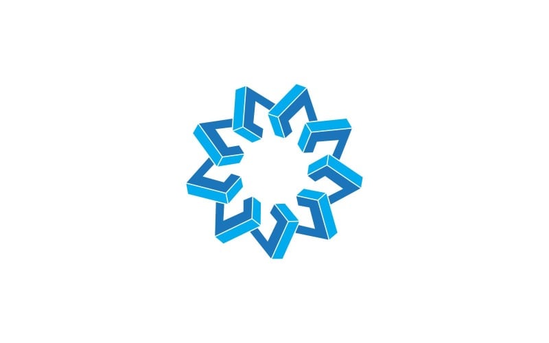Mechanical 3D Logo Design - Brand Logo Template