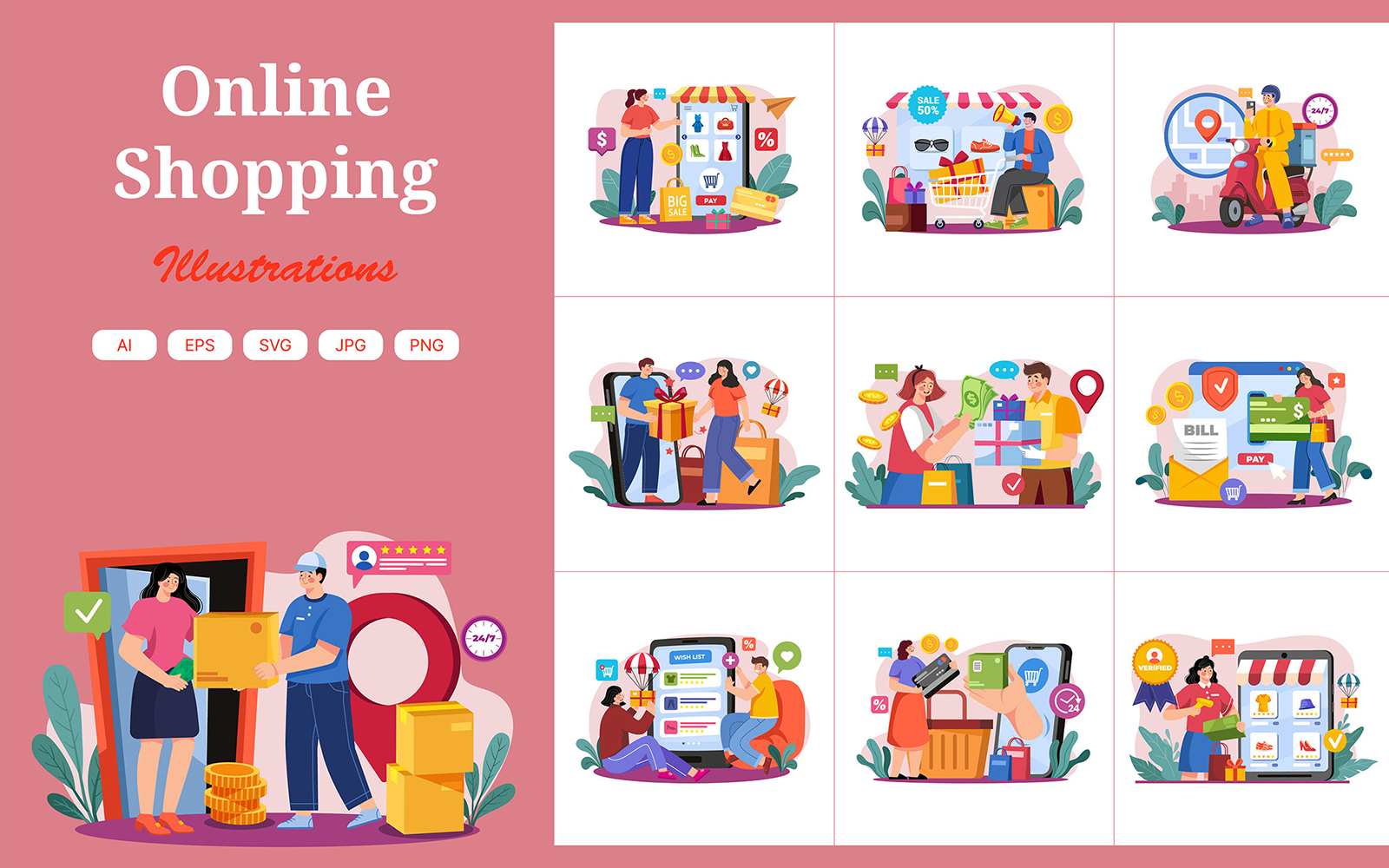 Kit Graphique #358569 Shopping Online Web Design - Logo template Preview