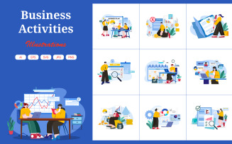 M579_ Business Activities Illustration Pack