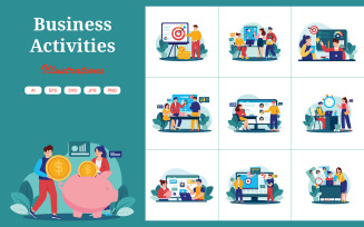 M581_ Business Activities Illustration Pack