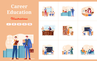M595_ Career Education Illustration Pack