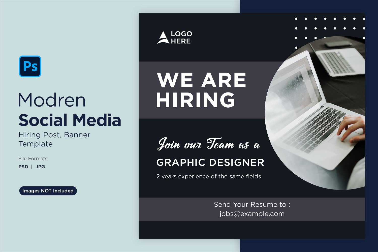 Template #358600 Hiring Job Webdesign Template - Logo template Preview