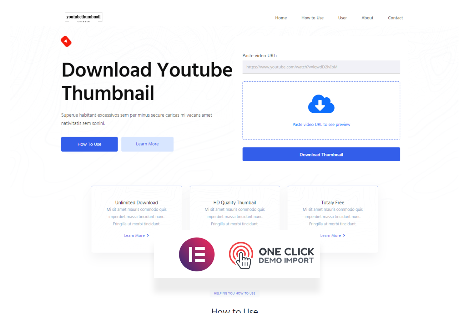 Youtube thumbnail Grabber WordPress Themes 358679