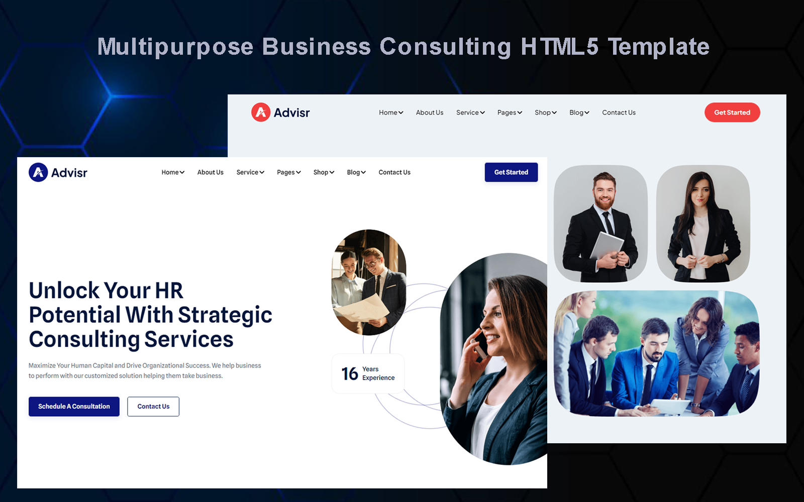 Multipurpose Business Consulting HTML5 Template