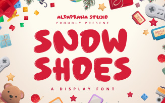 Snowshoes - Playful Display Font