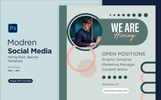 We are hiring Social Media Post Design Template 49