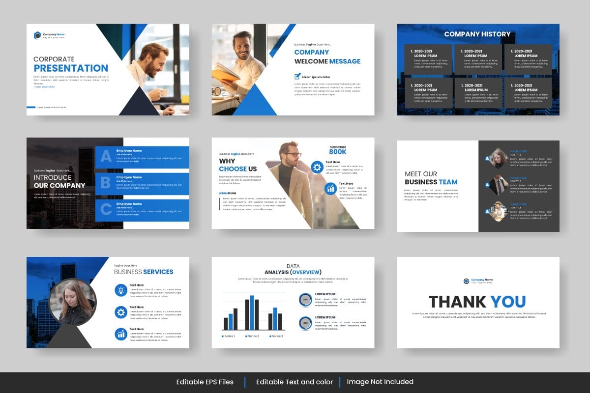 Kit Graphique #358764 Company Presentation Divers Modles Web - Logo template Preview