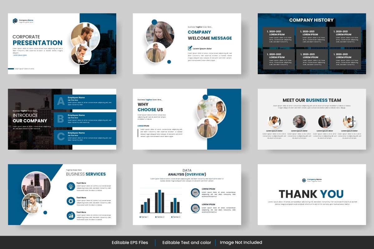 Kit Graphique #358765 Company Presentation Divers Modles Web - Logo template Preview