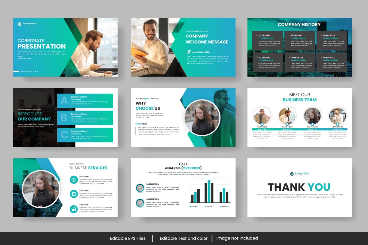 Kit Graphique #358770 Company Presentation Divers Modles Web - Logo template Preview