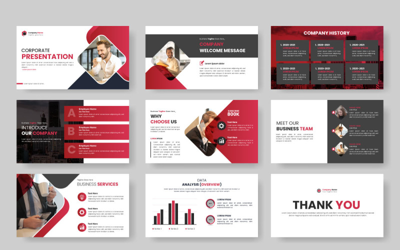 Business Proposal for slide infographics elements background, Use for presentation background Illustration