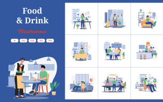 M600_Food And Drink Illustration Pack 1