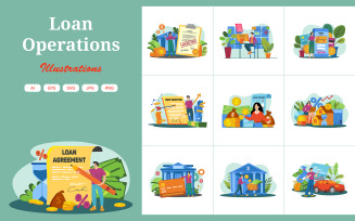 M601_Loan Operations Illustration Pack 1
