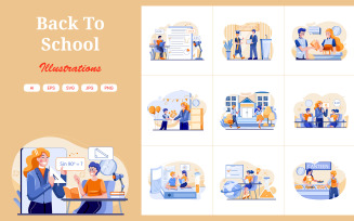 M610_ Back To School Illustration Pack