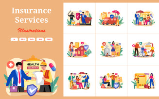 M625_ Insurance Services Illustration Pack 2
