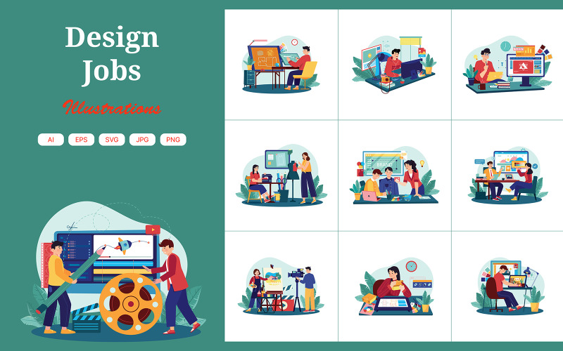 M626_ Design Jobs Illustration Pack 2