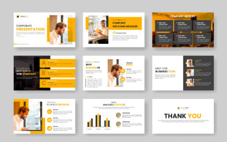 presentation templates and Business Proposal for slide infographics elements background