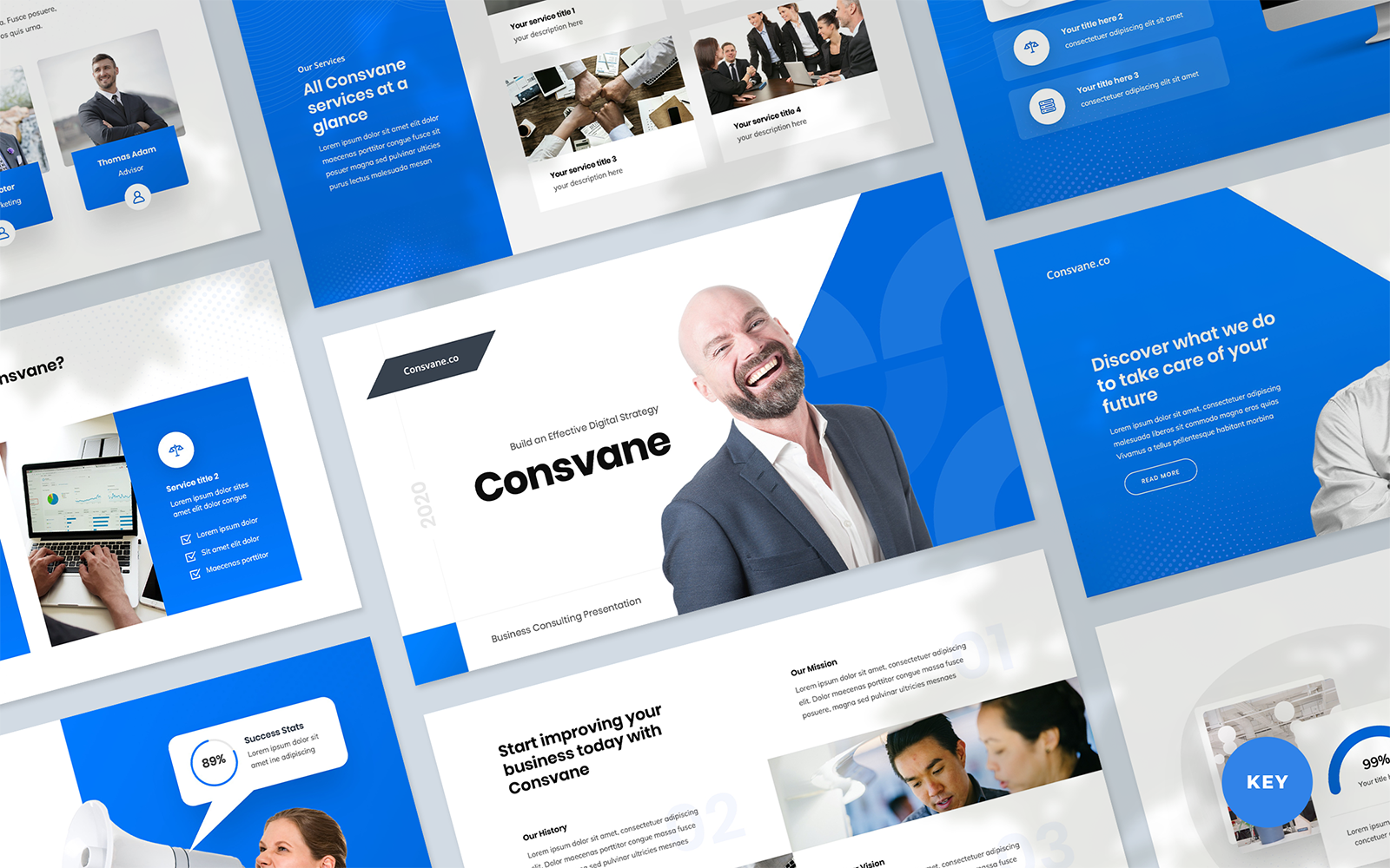 Template #358829 Consulting Advisor Webdesign Template - Logo template Preview