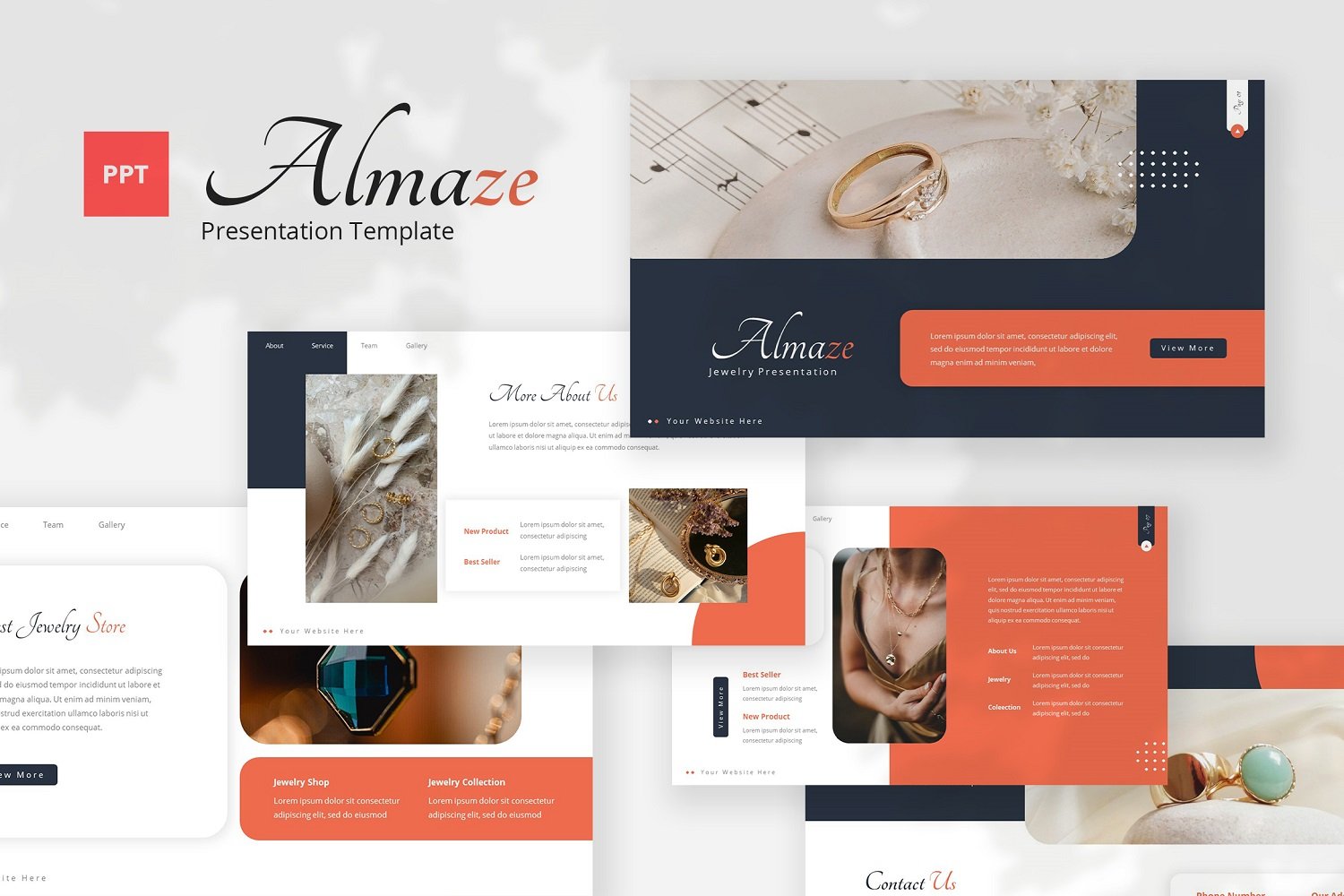 Template #358873 Ring Necklace Webdesign Template - Logo template Preview