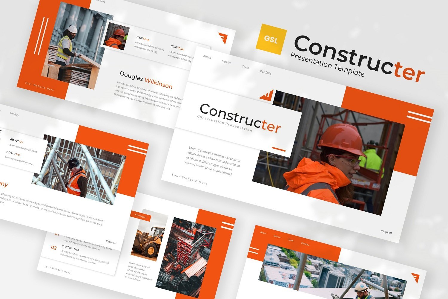 Kit Graphique #358893 Construction Infrastructure Web Design - Logo template Preview