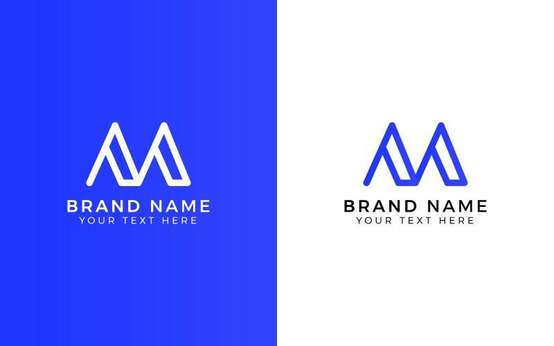 Branding M logo template, Branding logo Logo Template