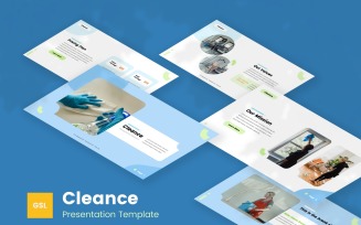 Cleance — Cleaning Services Google Slides Template
