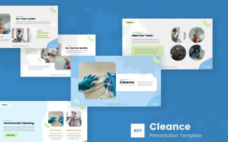 Cleance — Cleaning Services Keynote Template