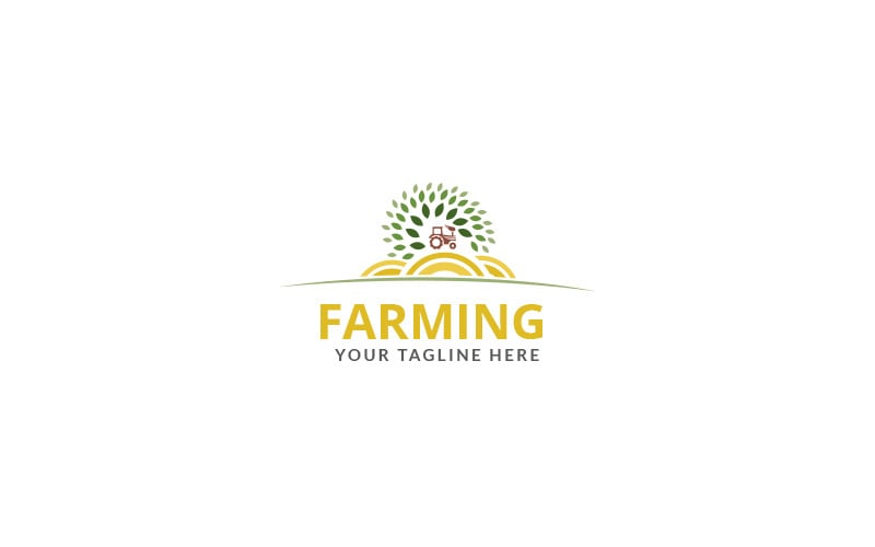 FARMING Logo Design Template Logo Template