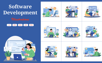 M641_ Software Development Illustration Pack