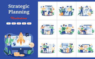 M645_ Strategic Planning Illustration Pack