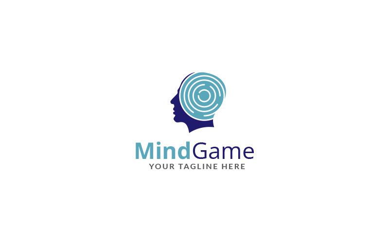 Mind Game Logo Design Template Logo Template