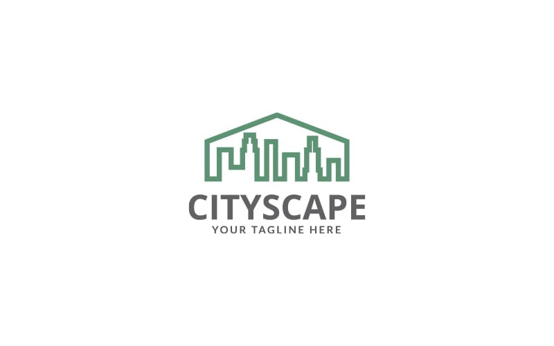 Template #358934 Cityscape Town Webdesign Template - Logo template Preview