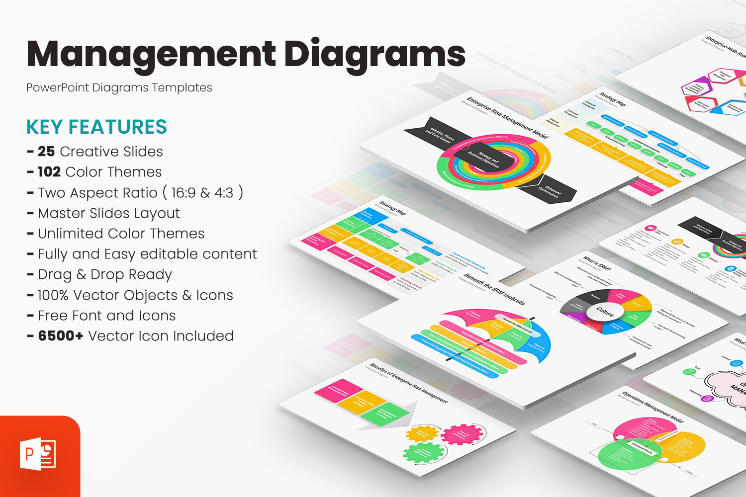 Template #358941 Diagrams Management Webdesign Template - Logo template Preview