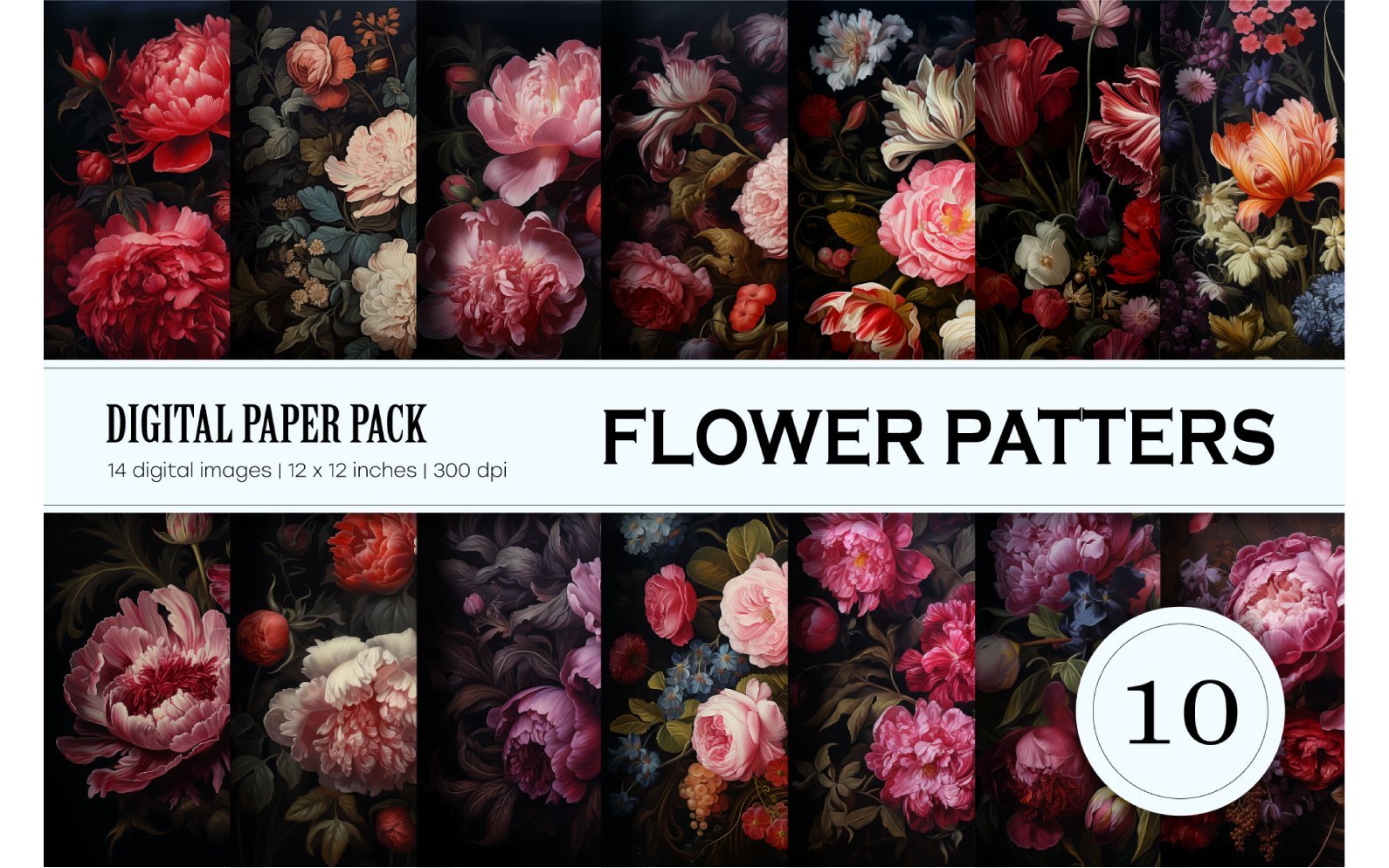 Kit Graphique #358994 Floral Patterns Divers Modles Web - Logo template Preview