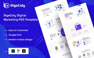 Digecoly Digital Marketing PSD Template