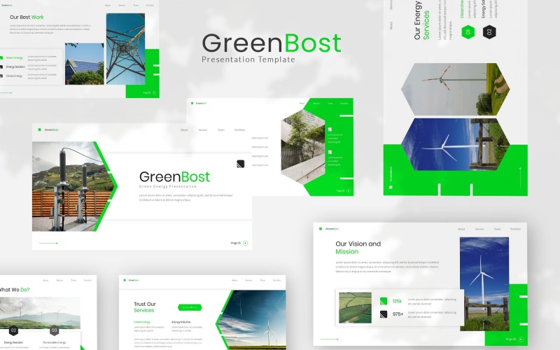 Greenboost — Green Energy Keynote Template