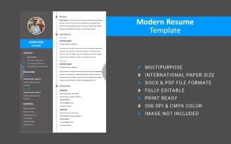 ResuNova - Free Modern Resume Template