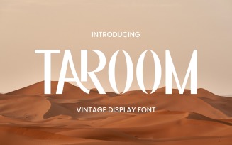 Taroom - Vintage Display Font