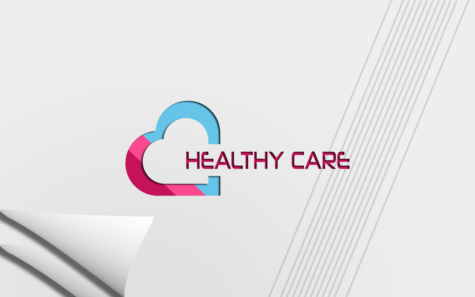 Healthy Care Logo With Heart