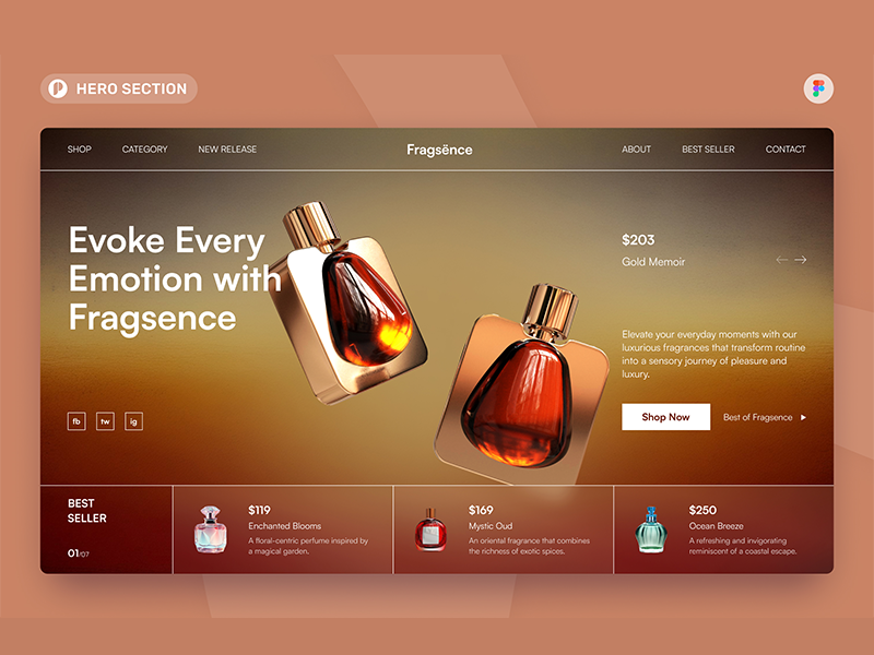 Template #359078 Store Fragrance Webdesign Template - Logo template Preview