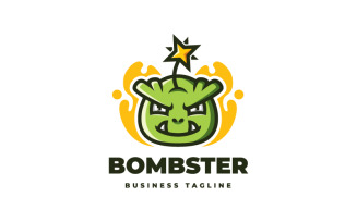 Bomb Monster Logo Template