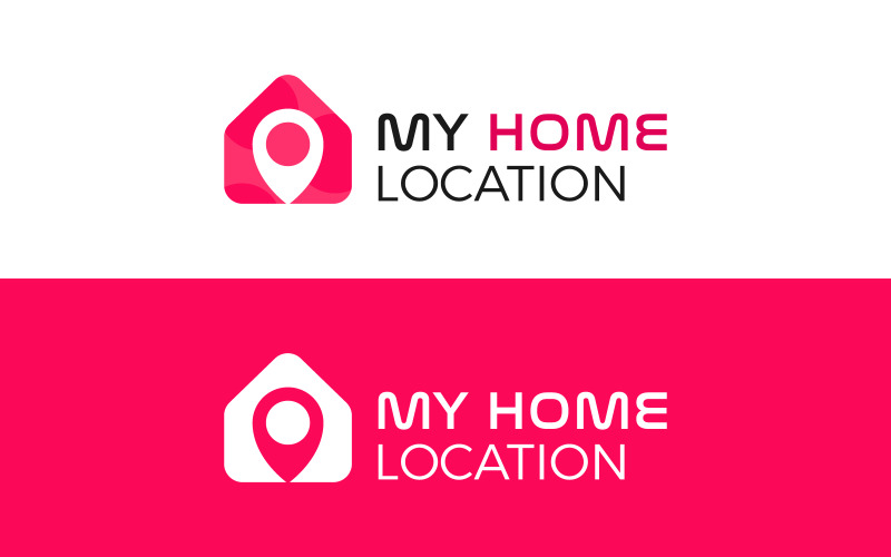 Branding home location Logo presentation Logo Template