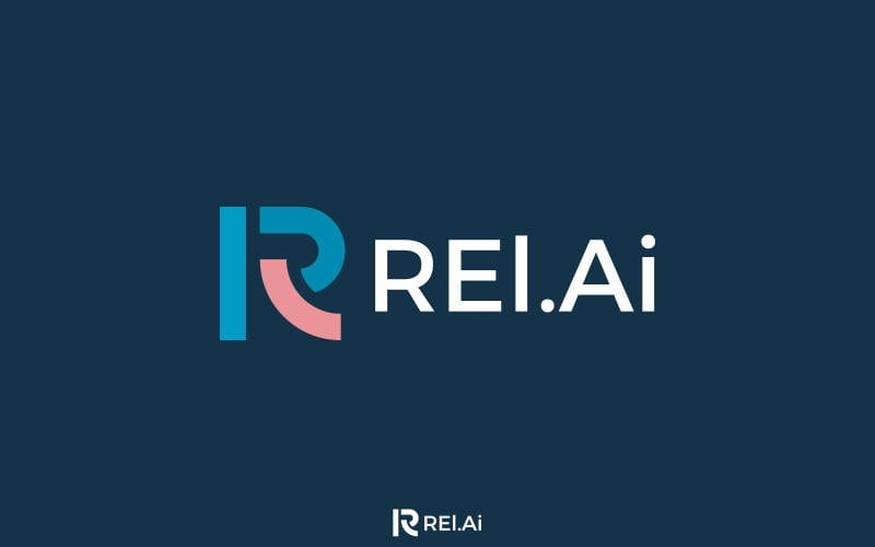 Branding R Logo presentation for company Logo Template
