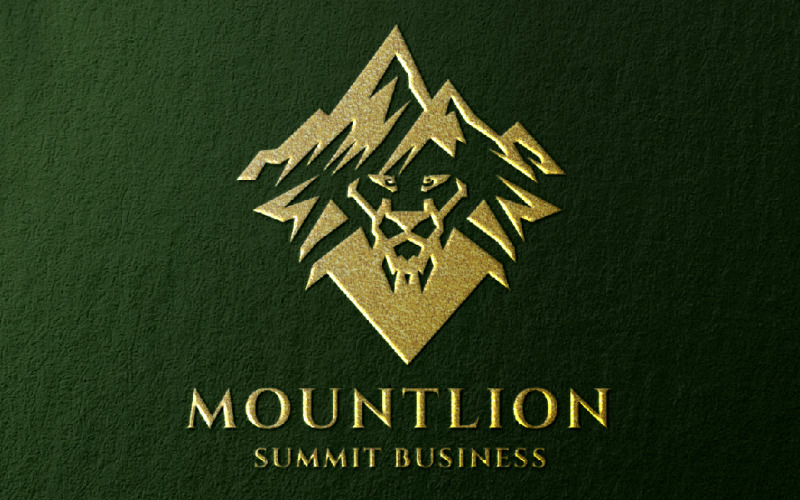 Mountain Lion Pro Branding Logo Logo Template