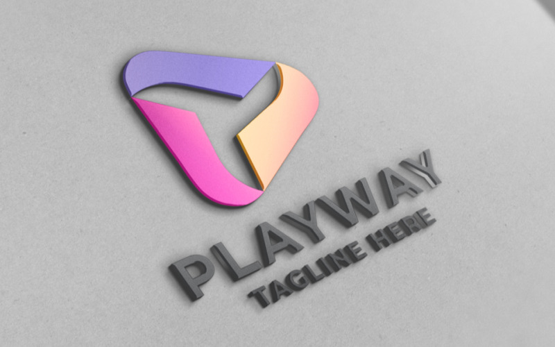 Play Way Pro Branding Logo Logo Template